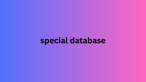 special database